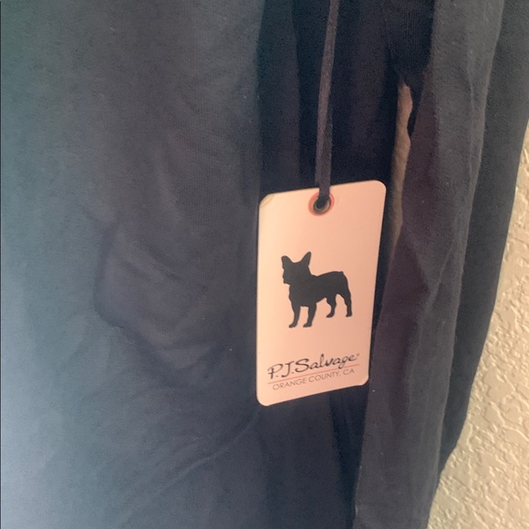 PJ Salvage Black Jumpsuit with Pearl Details - Picture 3 of 7